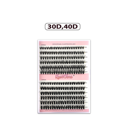 DIY Eyelash Extension Kit - 240pcs Cluster Lash with Bond &amp; Seal