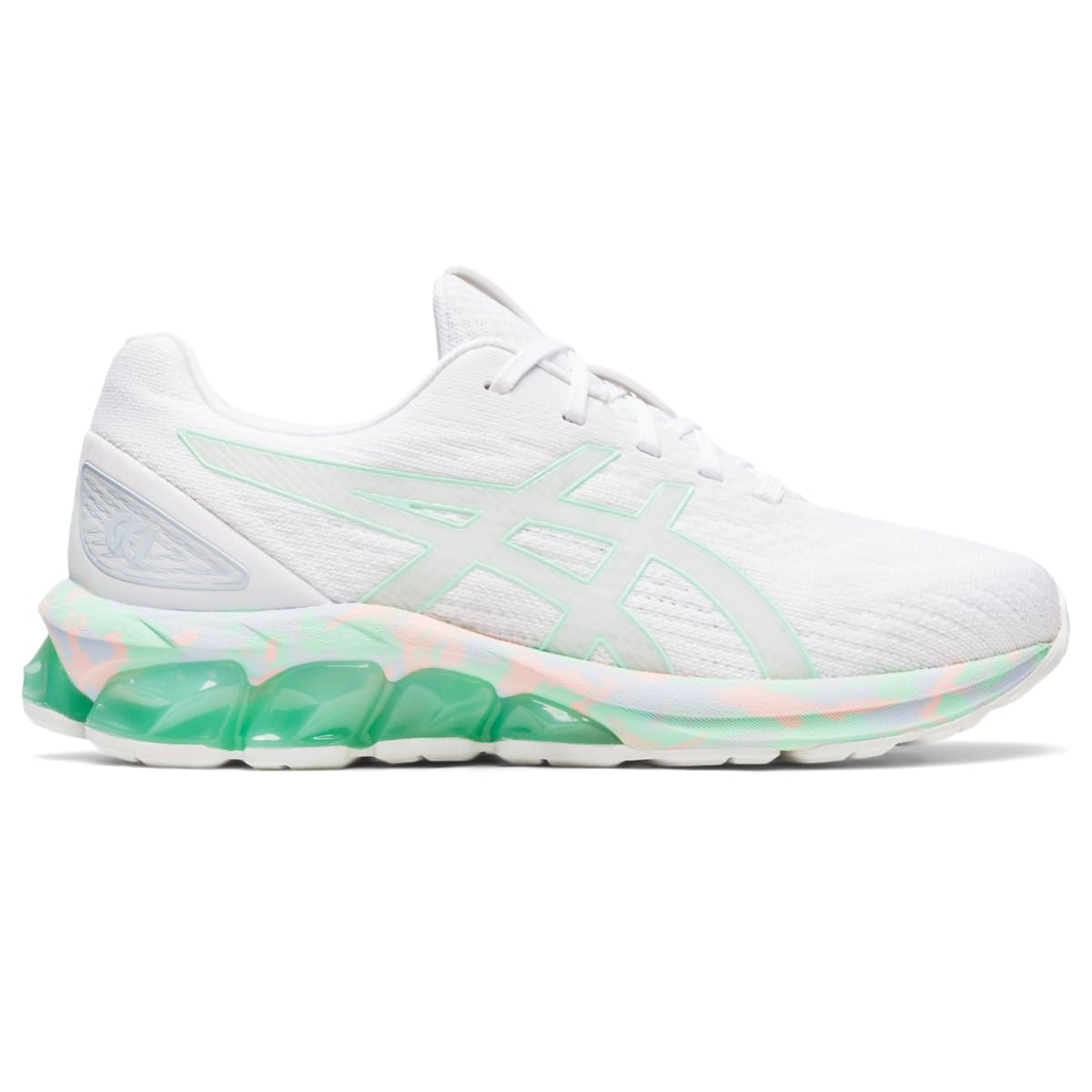 ASICS Womens Gel-Quantum 180 VII Sportstyle Shoes 8.5 White/ICE Green