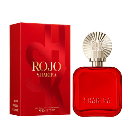 Shakira Perfumes - ROJO Eau de Parfum For Women - Long Lasting - Powerful Sensual and Charming Scent - Floral Spicy and Amber Notes - Ideal for Day Wear - 2.7 Fl. Oz