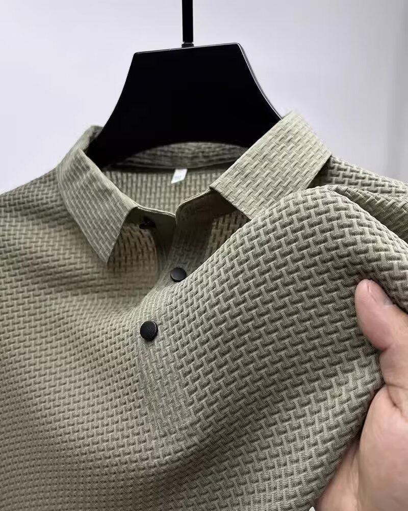 Shorts Lapel T-shirt Men&