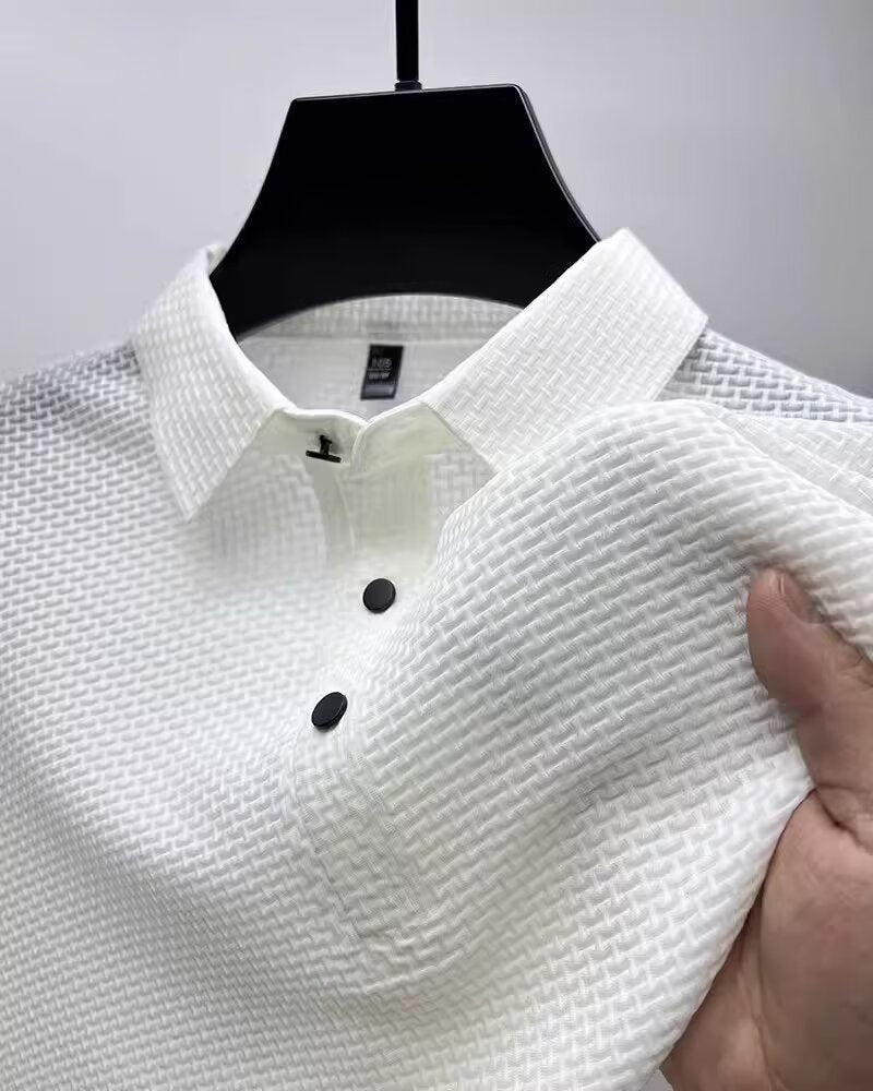 Shorts Lapel T-shirt Men&